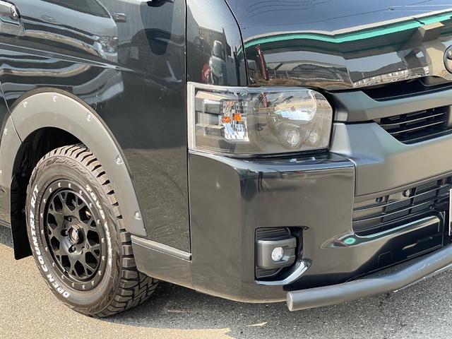 ハイエースワゴン ＧＬ　未登録新車／ＡＬＰＩＮＥ１１インチＢＩＧＸナビ／ＫＳＦブラックエディション／１２．８インチフリップダウンモニター／ＪＡＯＳスキッドバー／ＴＲＤマッドフラップ／キャメルシートカバー／ハイエースカスタム（27枚目）