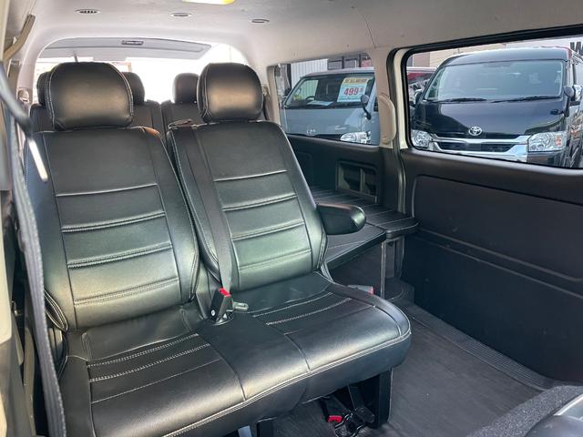 ハイエースワゴン GL ワンオーナー/FLEX内装VER1/ALPINE12.8インチモニター/ローダウン/オーバーフェンダー/フロントスポイラー/17AW/ヴァレンティLEDテールランプ/リアスポイラー/フラットベッド(3枚目)