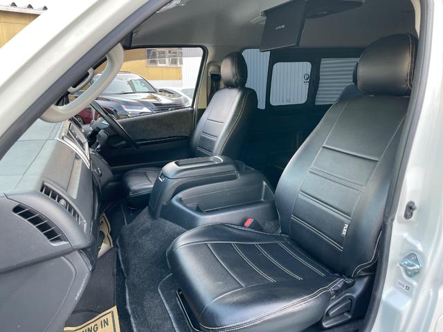 ハイエースワゴン GL ワンオーナー/FLEX内装VER1/ALPINE12.8インチモニター/ローダウン/オーバーフェンダー/フロントスポイラー/17AW/ヴァレンティLEDテールランプ/リアスポイラー/フラットベッド(13枚目)