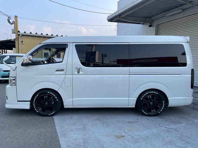 ハイエースワゴン GL ワンオーナー/FLEX内装VER1/ALPINE12.8インチモニター/ローダウン/オーバーフェンダー/フロントスポイラー/17AW/ヴァレンティLEDテールランプ/リアスポイラー/フラットベッド(19枚目)