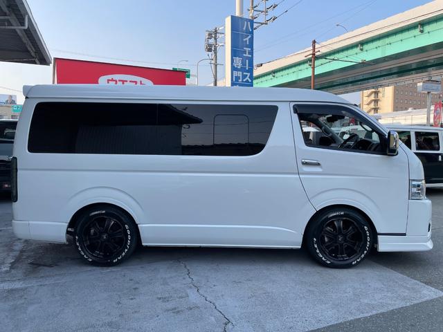 ハイエースワゴン GL ワンオーナー/FLEX内装VER1/ALPINE12.8インチモニター/ローダウン/オーバーフェンダー/フロントスポイラー/17AW/ヴァレンティLEDテールランプ/リアスポイラー/フラットベッド(21枚目)