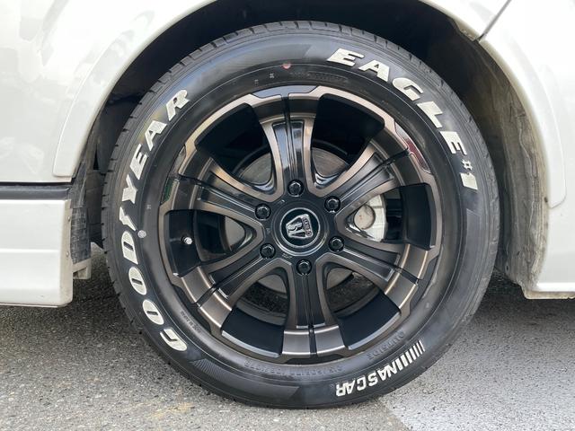 ハイエースワゴン GL ワンオーナー/FLEX内装VER1/ALPINE12.8インチモニター/ローダウン/オーバーフェンダー/フロントスポイラー/17AW/ヴァレンティLEDテールランプ/リアスポイラー/フラットベッド(37枚目)