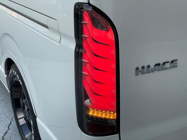 ハイエースワゴン GL ワンオーナー/FLEX内装VER1/ALPINE12.8インチモニター/ローダウン/オーバーフェンダー/フロントスポイラー/17AW/ヴァレンティLEDテールランプ/リアスポイラー/フラットベッド(45枚目)