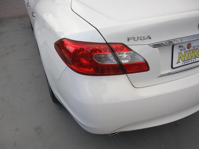 フーガ 250GT HDナビ/DVD/Bluetooth/パワーシート/オットマン/HIDライト/オートライト/フォグ/ETC/ステアリングスイッチ/クルーズコントロール/バックモニタ/サイドモニタ/純AW/スマートキー(36枚目)
