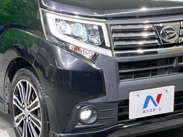カスタム RS SAII ターボ 禁煙車 衝突軽減装置 社外ナビ バックカメラ フルセグTV CD・DVD再生 15インチAW LEDヘッド オートエアコン オートライト スマートキー&プッシュスタート LEDフォグライト(13枚目)