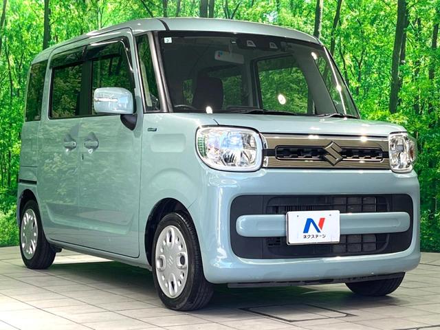 スペーシア ハイブリッドX 純正8型ナビ 両側電動 ドラレコ ETC フルセグ Bluetooth シートヒーター LEDヘッド クリアランスソナー 衝突軽減 オートエアコン オートライト スマートキー 電動格納ミラー(17枚目)