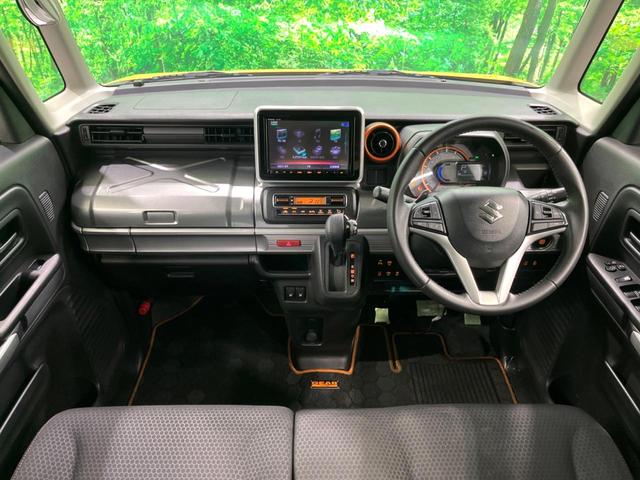 スペーシアギア ハイブリッドＸＺ　ターボ　純正８インチナビ　両側電動　バックカメラ　ＥＴＣ　ドラレコ　衝突軽減　ＬＥＤヘッド　コーナーセンサー　ルーフレール　シートヒーター　オートエアコン（2枚目）