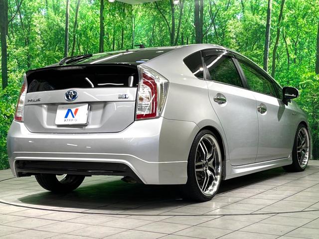 プリウス S モデリスタエアロ 8型ナビ バックカメラ スマートキー HIDヘッド ETC オートライト オートエアコン Bluetooth CD DVD再生 フルセグ LEDフォグ(18枚目)