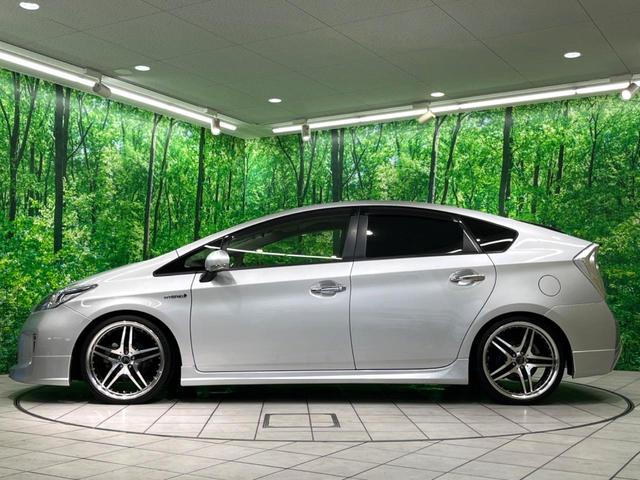 プリウス S モデリスタエアロ 8型ナビ バックカメラ スマートキー HIDヘッド ETC オートライト オートエアコン Bluetooth CD DVD再生 フルセグ LEDフォグ(23枚目)