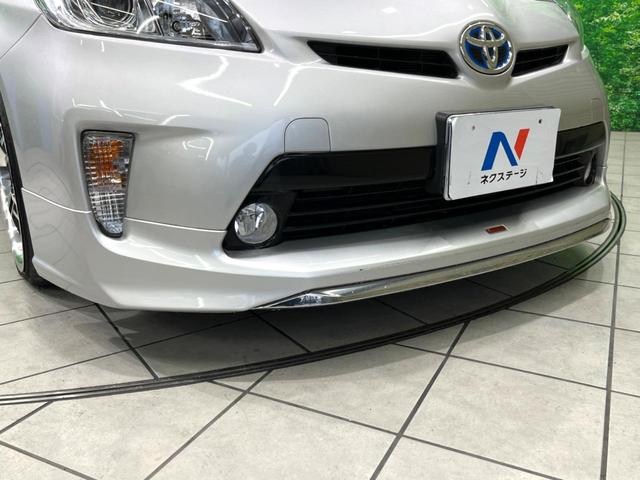 プリウス S モデリスタエアロ 8型ナビ バックカメラ スマートキー HIDヘッド ETC オートライト オートエアコン Bluetooth CD DVD再生 フルセグ LEDフォグ(59枚目)