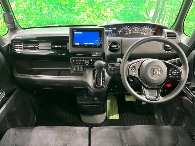 N-BOXカスタム L 純正ナビ 電動スライド バックカメラ 前席シートヒーター フルセグ Bluetooth ETC LEDヘッド コーナーセンサー レーダークルーズ 電子パーキング オートホールド(2枚目)