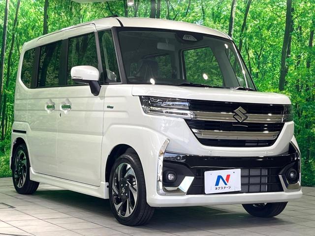 スペーシアカスタム ハイブリッドＸＳ　新型　届出済未使用車　両側電動　衝突軽減　レーダークルーズ　ＬＥＤヘッド　電子パーキング　オートホールド　　スマートキー　コーナーセンサー　　純正１５インチアルミ　　前席シートヒーター（17枚目）