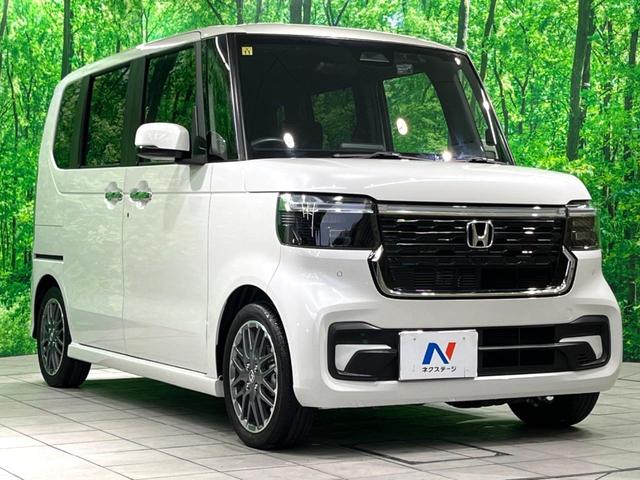N-BOXカスタム ターボ 純正8型ナビ 両側電動 バックカメラ 衝突軽減 ドラレコ ETC ハーフレザーシート シートヒーター レーダークルーズ LEDヘッド 純正15AW オートエアコン 充電用USBタイプC端子(17枚目)