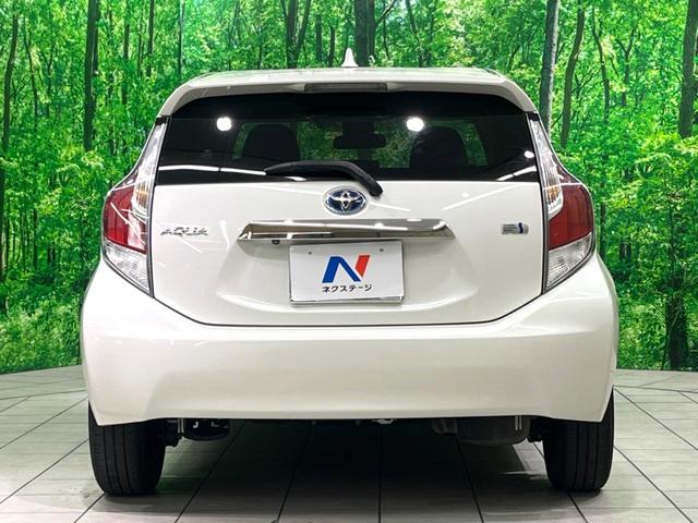 アクア Sスタイルブラック 純正ナビ バックカメラ ETC 衝突軽減 スマートキー Bluetooth再生 オートエアコン 電動格納ミラー(16枚目)