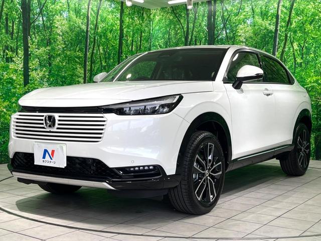 ヴェゼル ｅ：ＨＥＶ　Ｚ　登録済未使用車　純正９インチナビ　全周囲カメラ　フルセグ　パワーバックドア　ＥＴＣ　ブラインドスポットモニター　衝突軽減　レーダークルーズ　前席シートヒーター　ステアリングヒーター　ＬＥＤヘッド（22枚目）