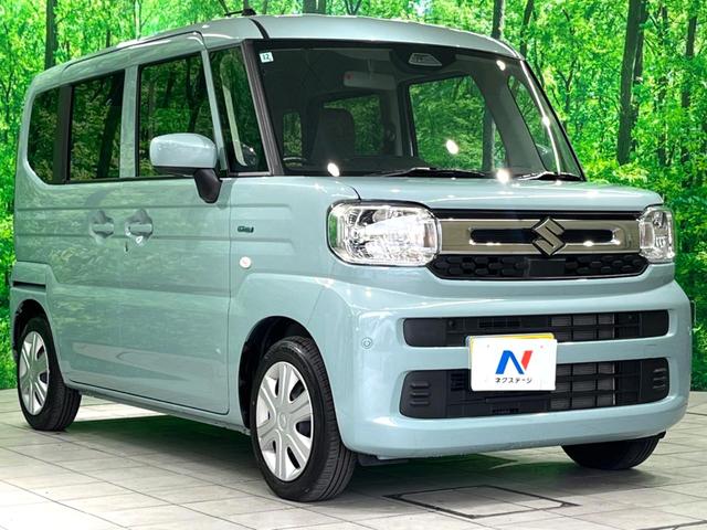 スペーシア ハイブリッドG 新品10インチフローティングナビ 衝突軽減 両側スライド LEDヘッド オートエアコン スマートキー 電動格納ミラー ステアリングリモコン(17枚目)