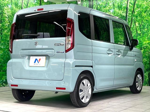 スペーシア ハイブリッドG 新品10インチフローティングナビ 衝突軽減 両側スライド LEDヘッド オートエアコン スマートキー 電動格納ミラー ステアリングリモコン(18枚目)