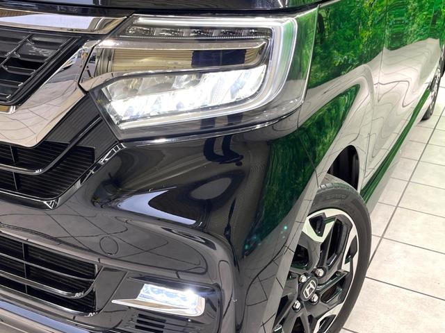 N-BOXカスタム G・Lターボホンダセンシング 純正8インチナビ 両側電動 バックカメラ ワンオーナー シートヒーター ETC 衝突軽減 レーダークルーズ LEDヘッド フルセグ Bluetooth ハーフレザーシート(14枚目)