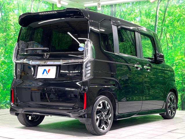 N-BOXカスタム G・Lターボホンダセンシング 純正8インチナビ 両側電動 バックカメラ ワンオーナー シートヒーター ETC 衝突軽減 レーダークルーズ LEDヘッド フルセグ Bluetooth ハーフレザーシート(18枚目)
