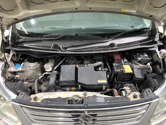 ワゴンR FXリミテッド SDナビ ETC スマートキー オートエアコン 純正14インチアルミホイール アイドリングストップ 電動格納ミラー(19枚目)