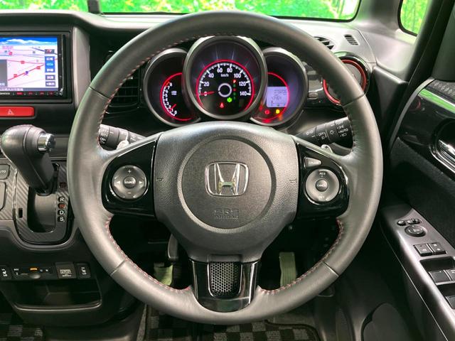 N-BOXカスタム 2トーンカラースタイル GターボSSパッケージ ナビ 両側電動 バックカメラ HIDヘッド ETC 衝突軽減 シートヒーター ハーフレザーシート オートエアコン スマートキー 電動格納ミラー(12枚目)