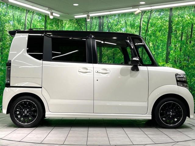 N-BOXカスタム 2トーンカラースタイル GターボSSパッケージ ナビ 両側電動 バックカメラ HIDヘッド ETC 衝突軽減 シートヒーター ハーフレザーシート オートエアコン スマートキー 電動格納ミラー(22枚目)