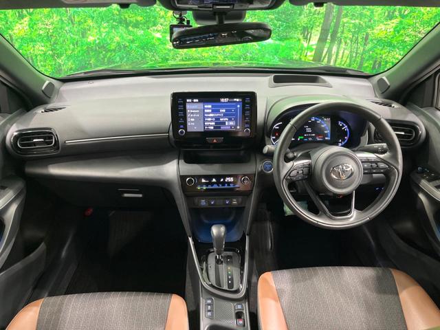ヤリスクロス ハイブリッドZ アドベンチャー 特別仕様車 純正8インチDA 全周囲カメラ ETC ドラレコ BSM ハーフレザーシート パワーシート 寒冷地仕様 衝突軽減 レーダークルーズ シートヒーター(2枚目)