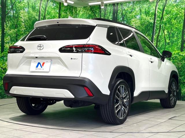 カローラクロス ハイブリッド Z 現行 ガラスルーフ 純正10インチDA 全周囲カメラ シートベンチレーション パワーシート パワーバックドア 電子パーキング ドラレコ ETC 前席シートヒーター(18枚目)