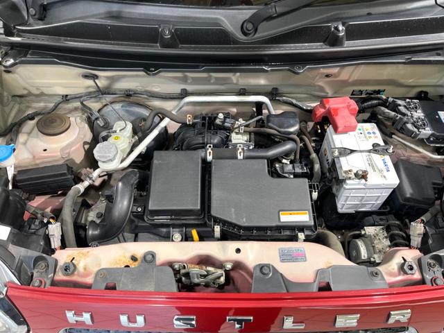 ハスラー Ｊスタイル　ツートン　ＳＤナビ　バックカメラ　衝突軽減　ＨＩＤヘッド　前席シートヒーター　スマートキー　アイドリングストップ　Ｂｌｕｅｔｏｏｔｈ　フルセグ　アイドリングストップ（19枚目）