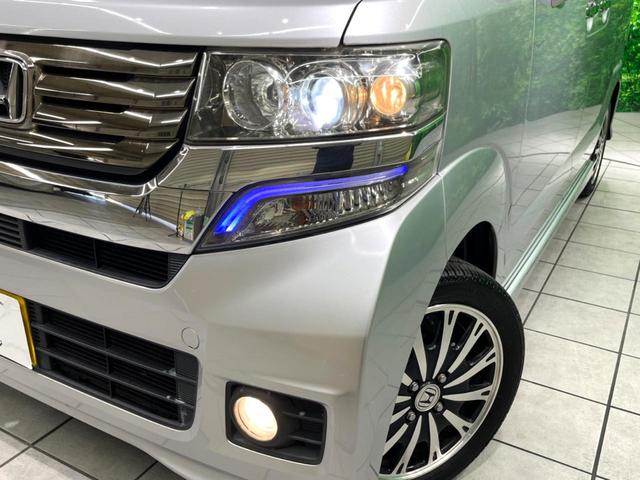 Ｎ－ＢＯＸカスタム Ｇ　ターボＳＳパッケージ　純正ナビ　両側電動　バックカメラ　衝突軽減　ドラレコ　ターボ　クルーズコントロール　ＨＩＤヘッド　スマートキー　純正１５インチアルミホイール　オートエアコン　電動格納ミラー（13枚目）