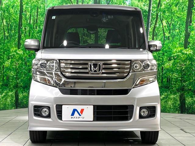 Ｎ－ＢＯＸカスタム Ｇ　ターボＳＳパッケージ　純正ナビ　両側電動　バックカメラ　衝突軽減　ドラレコ　ターボ　クルーズコントロール　ＨＩＤヘッド　スマートキー　純正１５インチアルミホイール　オートエアコン　電動格納ミラー（15枚目）