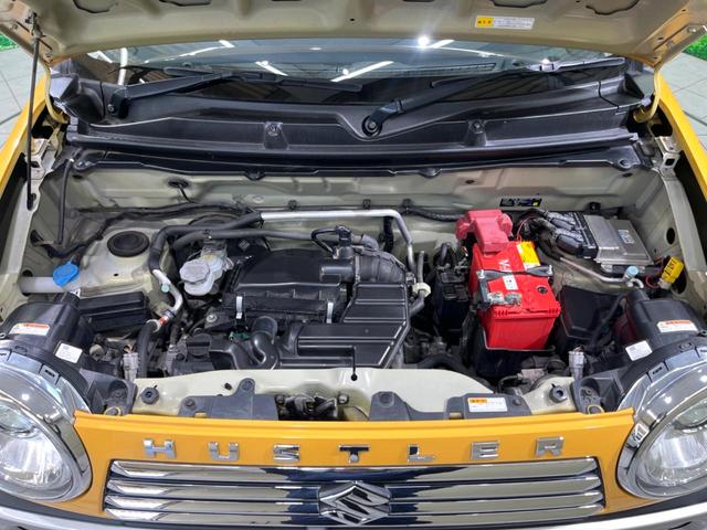 ハスラー Ｘ　ツートン　ＳＤ８インチナビ　全周囲カメラ　衝突軽減　ＥＴＣ　ＨＩＤヘッド　シートヒーター　スマートキー　アイドリングストップ　純正１５インチアルミホイール（19枚目）