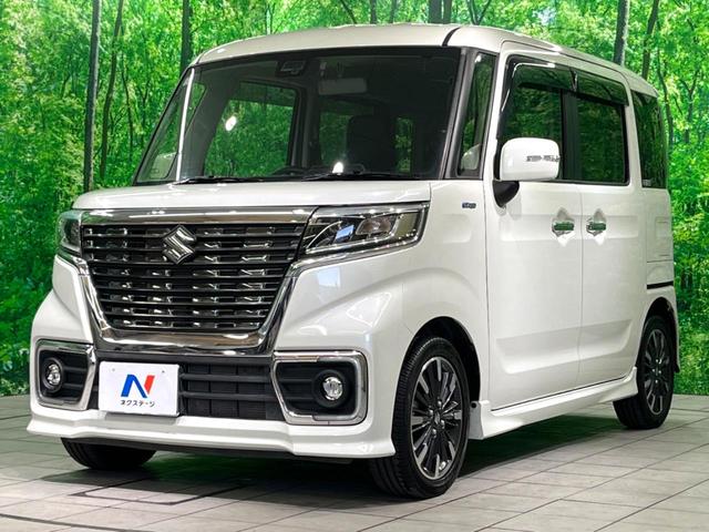 スペーシアカスタム ハイブリッドＸＳ　純正８インチナビ　バックカメラ　両側電動　ハーフレザーシート　ドラレコ　衝突軽減　シートヒーター　クリアランスソナー　ＬＥＤヘッド　スマートキー（22枚目）