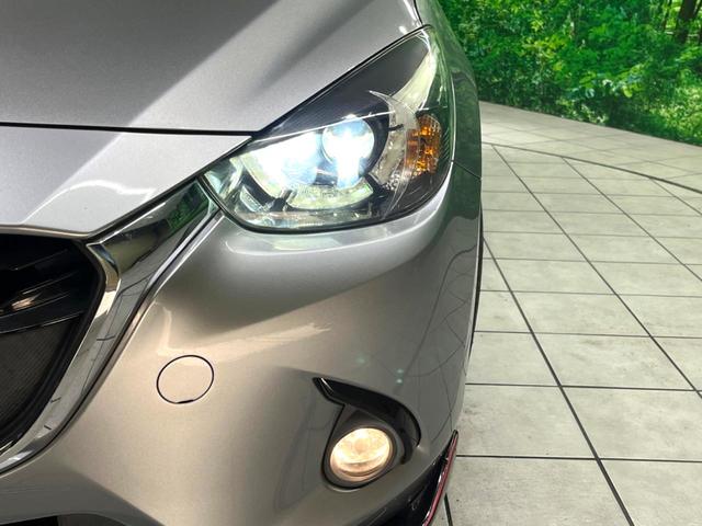デミオ XDツーリング MT車 フロントリップ MZRacingマフラーカッター 純正ナビ バックカメラ BSM ETC 衝突軽減 クルーズコントロール LEDヘッド 純正16インチアルミホイール(13枚目)