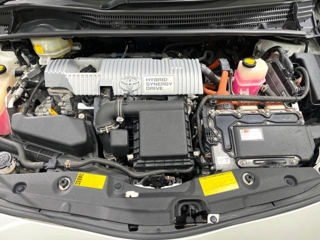 プリウス S 後期 純正ナビ バックカメラ 禁煙車 スマートキー LEDヘッド オートライト オートエアコン Bluetooth CD DVD再生 地デジ(19枚目)