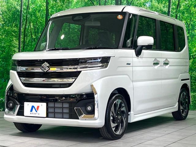 スペーシアカスタム ハイブリッドXS 届出済未使用車 両側電動 電子パーキング 衝突軽減 レーダークルーズ シートヒーター ステアリングヒーター キーレス LEDヘッド オートライト オートエアコン アイドリングストップ(24枚目)