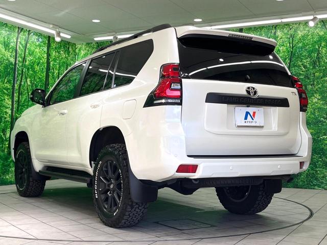 ランドクルーザープラド TX Lパッケージ マットブラックエディション ディーゼル サンルーフ メーカー9インチナビ 全周囲カメラ 7人 ベージュ革シート BSM ブラックルーフレール シートベンチレーション パワーシート レーダークルーズ ETC スマートキー(25枚目)