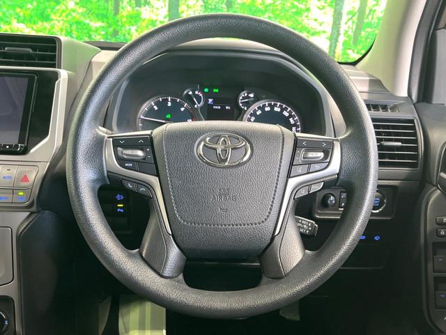 ランドクルーザープラド TX ディーゼル サンルーフ BIG-X9型ナビ 7人乗 後席モニター 後期 バックカメラ シートカバー 衝突軽減 ドラレコ ETC スマートキー LEDヘッド ビルトインETC クルコン(12枚目)