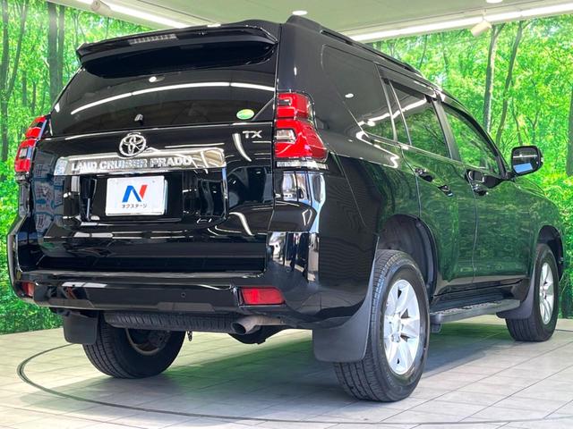 ランドクルーザープラド TX ディーゼル サンルーフ BIG-X9型ナビ 7人乗 後席モニター 後期 バックカメラ シートカバー 衝突軽減 ドラレコ ETC スマートキー LEDヘッド ビルトインETC クルコン(18枚目)