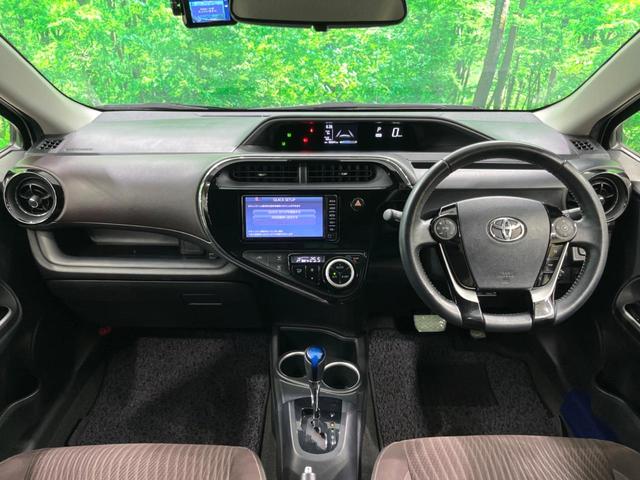 アクア G 後期 純正ナビ 衝突軽減 クルーズコントロール ETC ドラレコ Bluetooth スマートキー オートエアコン オートライト 電動格納ミラー(2枚目)