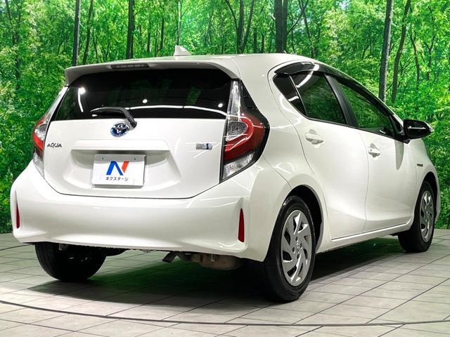 アクア G 後期 純正ナビ 衝突軽減 クルーズコントロール ETC ドラレコ Bluetooth スマートキー オートエアコン オートライト 電動格納ミラー(18枚目)