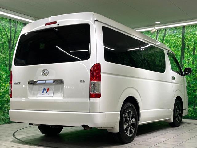ハイエースワゴン ＧＬ　モデリスタエアロ　１０人　純正７インチナビ　後席モニター　　バックカメラ　電動スライド　ＥＴＣ　ＬＥＤヘッド　スマートキー　１５インチアルミホイール　オートエアコン（18枚目）