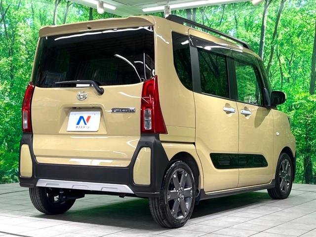 タント ファンクロスターボ　純正９インチＤＡ　バックカメラ　ターボ　ルーフレール　両側電動スライド　ドラレコ　ＥＴＣ　衝突軽減　クリアランスソナー　シートヒーター　ＬＥＤヘッド　スマートキー　電動格納ミラー（18枚目）