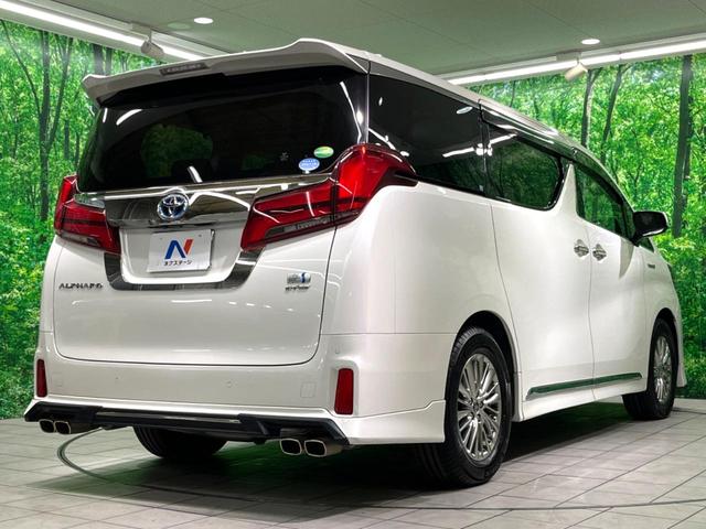 アルファードハイブリッド ＳＲ　Ｃパッケージ　ＴＲＤエアロ　サンルーフ　純正９インチＤＡ　バックカメラ　後席モニター　ナビキット　４ＷＤ　三眼ＬＥＤヘッド　ドラレコ　ＥＴＣ　両側電動　ベンチレーション　パワーシート　合皮レザー　パワーバックドア（18枚目）