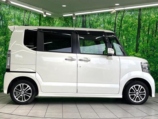 Ｎ－ＢＯＸカスタム Ｇ　ＳＳパッケージ　ナビ　両側電動スライド　ＥＴＣ　ＨＩＤヘッド　スマートキー　オートエアコン　純正１４インチアルミホイール　ステアリングリモコン　電動格納ミラー（25枚目）