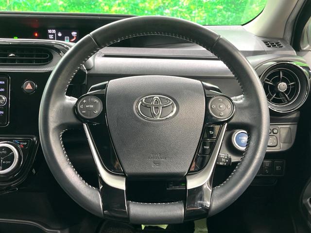 アクア Ｇソフトレザーセレクション　純正ナビ　バックカメラ　衝突軽減　ドラレコ　フルセグ　ＥＴＣ　ＬＥＤヘッド　Ｂｌｕｅｔｏｏｔｈ　ハーフレザー　シートヒーター　クルーズコントロール　　スマートキー　電動格納ミラー（12枚目）