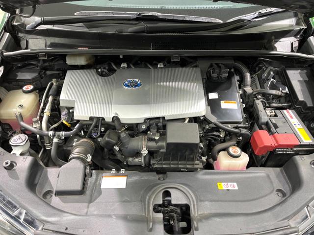 プリウス Ｓ　後期　ナビ　バックカメラ　衝突軽減　レーダークルーズ　ドラレコ　ＥＴＣ　ＬＥＤヘッド　クリアランスソナー（18枚目）