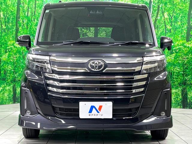 ルーミー カスタムＧ　両側電動ドア　全周囲カメラ　衝突被害軽減システム　レーダークルーズ　禁煙車　コーナーセンサー　スマートキー　ＬＥＤヘッド　ビルトインＥＴＣ　純正１４インチアルミ　車線逸脱警報　オートライト（15枚目）