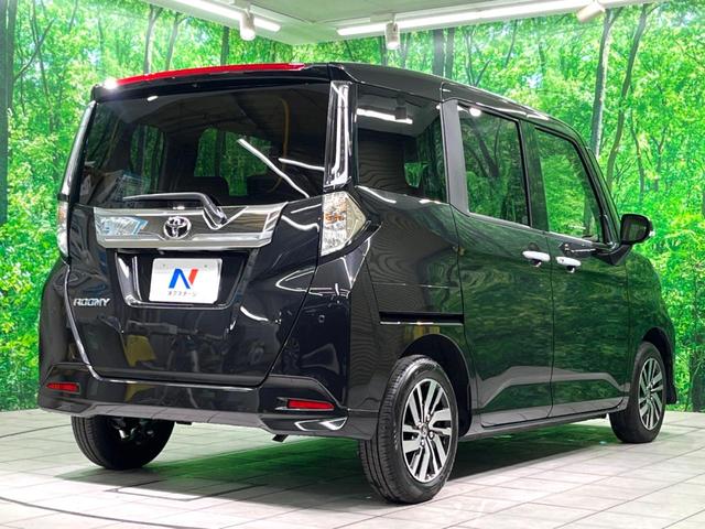 ルーミー カスタムＧ　両側電動ドア　全周囲カメラ　衝突被害軽減システム　レーダークルーズ　禁煙車　コーナーセンサー　スマートキー　ＬＥＤヘッド　ビルトインＥＴＣ　純正１４インチアルミ　車線逸脱警報　オートライト（18枚目）