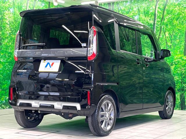 デリカミニ Ｔ　プレミアム　純正９インチナビ　全周囲カメラ　マイパイロット　デジタルインナーミラー　ハーフレザーシート　ルーフレール　電子パーキング　両側電動スライド　ドラレコ　ＥＴＣ　シートヒーター　ＬＥＤヘッド（18枚目）